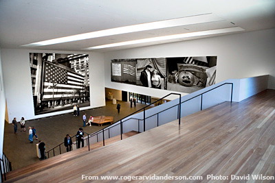 Roger Arvid Anderson photographic show as envisioned by David Wilson