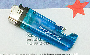 Cigarette Lighter Sent in Marketing Letter