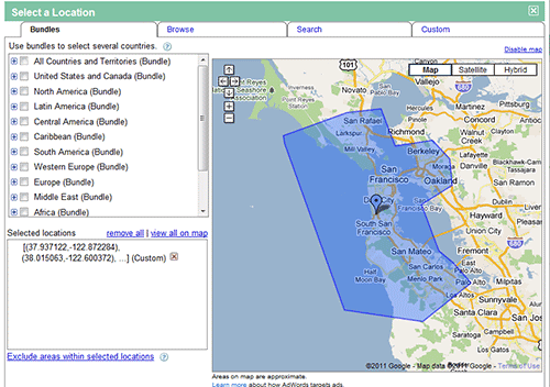 AdWords Map