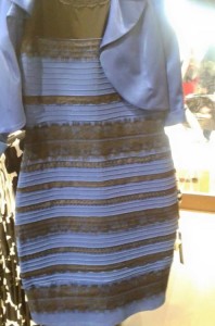 Dress whose color people cannot agree on